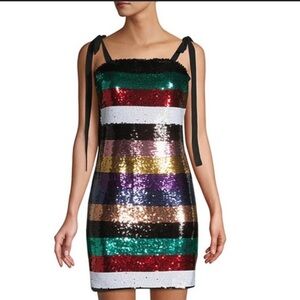Lea & Viola Multicolor Sequin Midi Dress